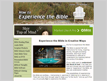 Tablet Screenshot of how-to-experience-the-bible.com